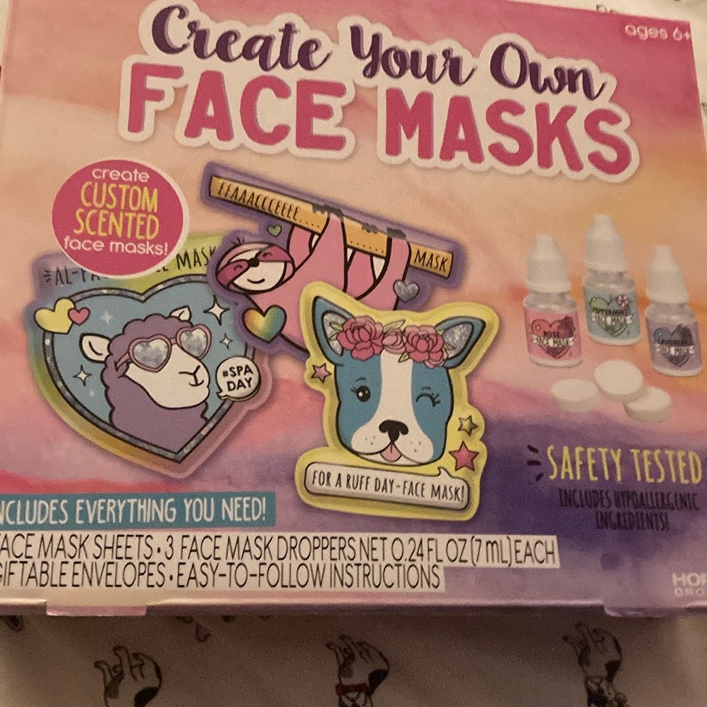 COPY - 2 boxes create your own face masks kit. Hypoallergenic A…